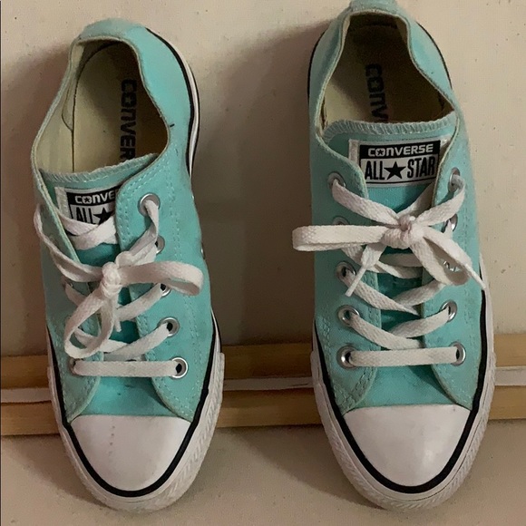 mint colored converse